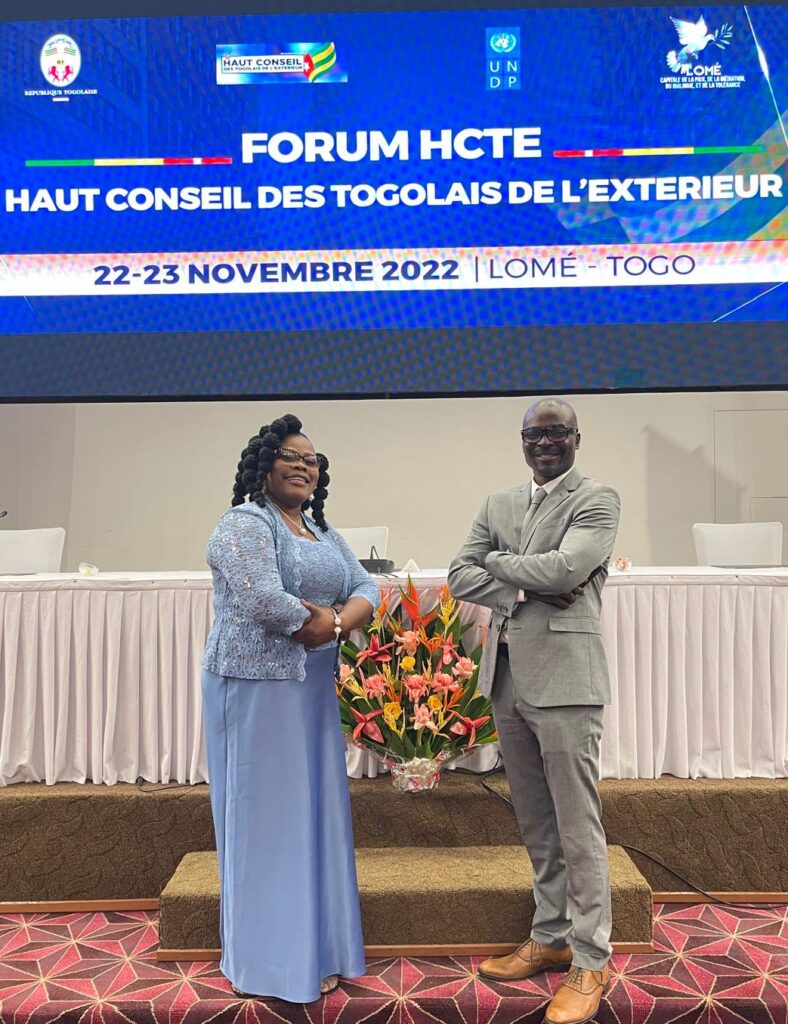 Amévi AVOUGLAH au forum HCTE 2022 à Lomé