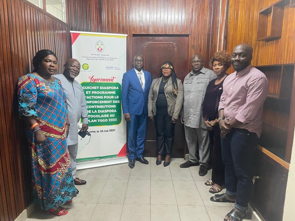 Visite de travail de Madame Amévi AVOUGLAH à la direction des Togolais de l'extérieur et du Guichet de la Diaspora Togolaise