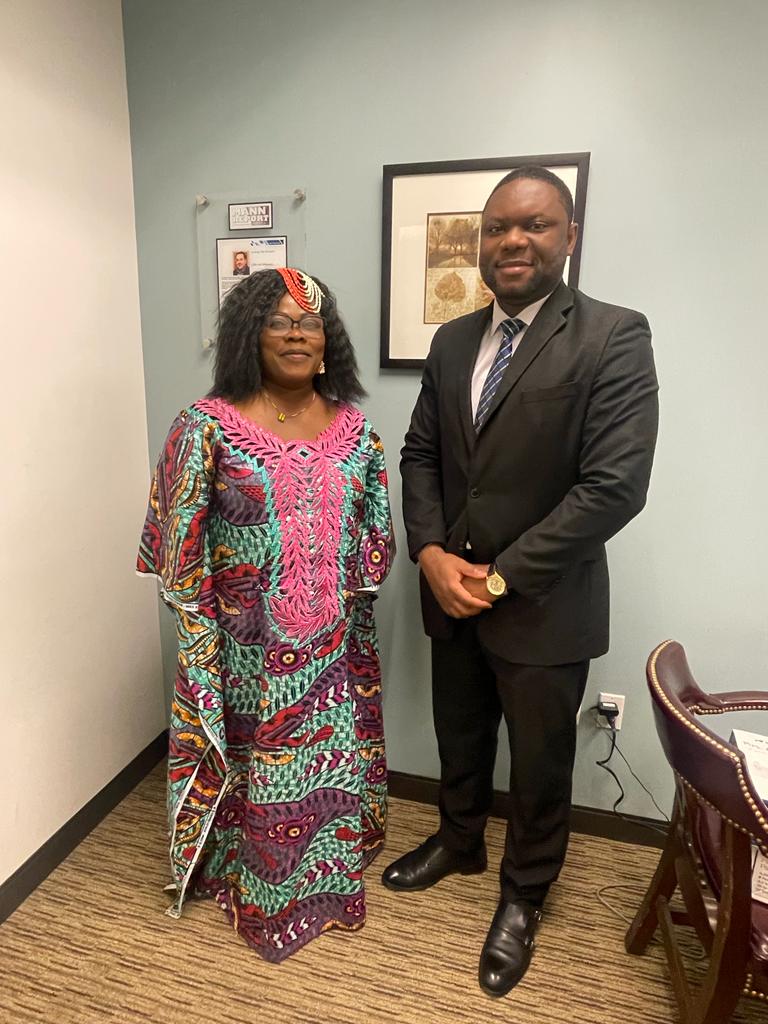 rencontre de amévi avouglah avec la mission permanente du Togo à l'ONU